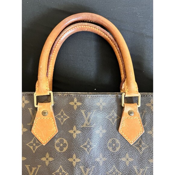 Louis Vuitton Sac Plat MM Monogram Tote Bag MI0599 Made in France Authentic 1999 - Picture 15 of 15